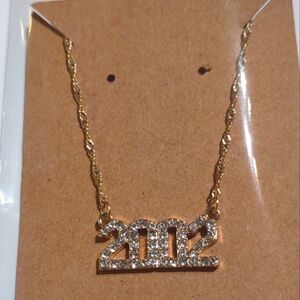 NWT BP. “2002” Gold Chain Necklace 19 Inch With Lobster Clasp